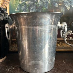 Aluminum MADE in France Champagne or Flower Bucket